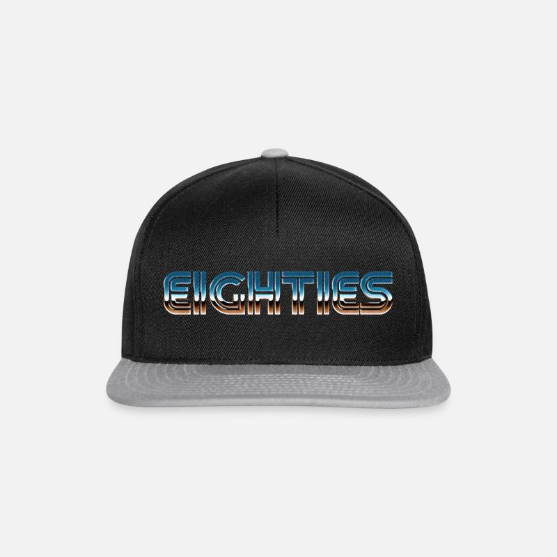 Eighties - Snapback Cap - black/grey
