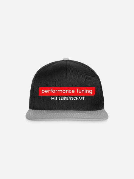 Car Tuning aus Leidenschaft - Snapback Cap - Schwarz/Grau