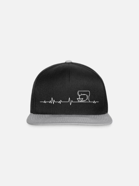 Backen Bäcker Bäckerin - Snapback Cap - Schwarz/Grau