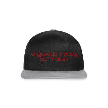 Anyways Ready To Mate 4 - Snapback Cap - black/grey - Front