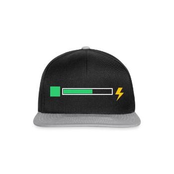 Energy - Snapback Cap - Schwarz/Grau - Vorne