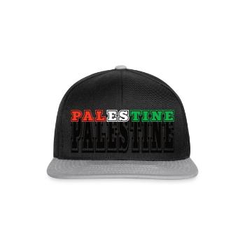 Palestine - Casquette snapback - noir/gris - Devant