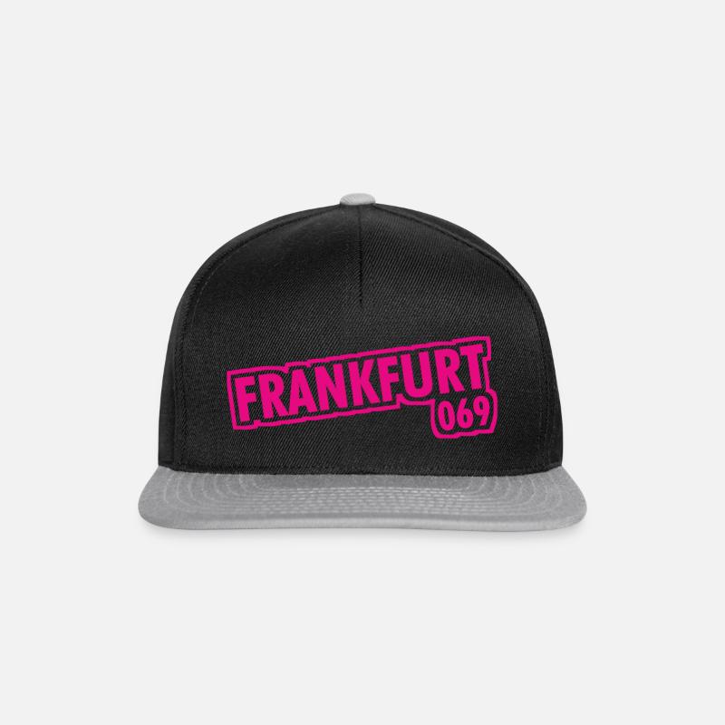 Frankfurt am Main - 069 - Phone Code - Snapback Cap - black/grey