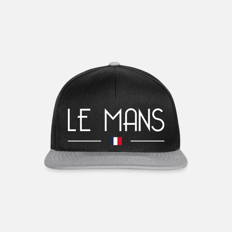 French city - Snapback Cap - black/grey