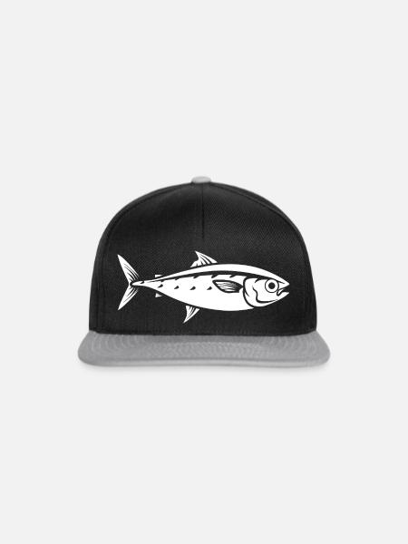 Forelle - Snapback Cap - Schwarz/Grau