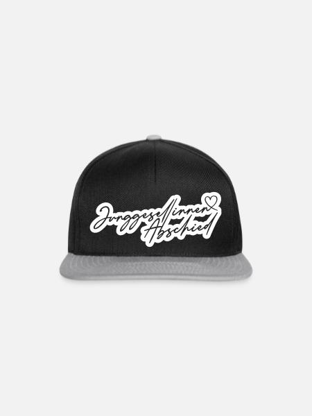 Junggesellinnenabschied Herz - Snapback Cap - Schwarz/Grau