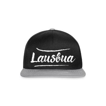 Lausbua - Snapback Cap - Schwarz/Grau - Vorne