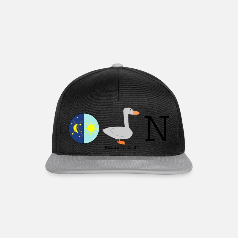rebus veneto - Snapback Cap - black/grey
