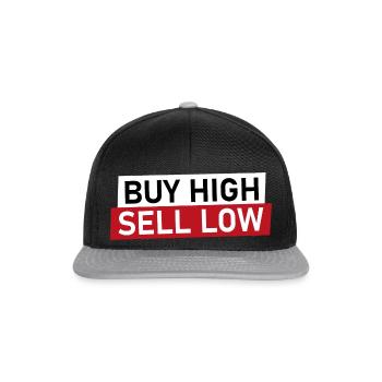 acheter haute vente low wallstreetbets stock exchange - Casquette snapback - noir/gris - Devant