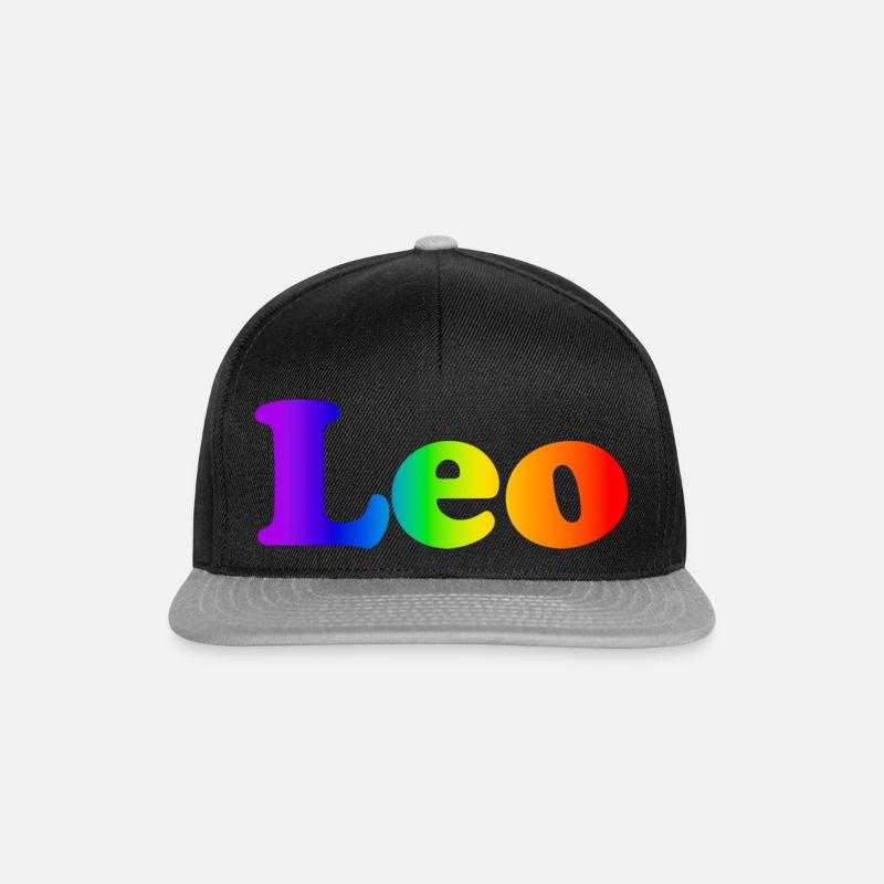 Leo - Snapback Cap - Schwarz/Grau
