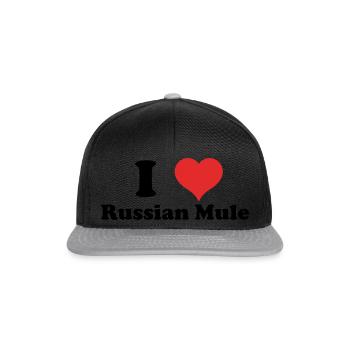 J’adore Russian Mule - Casquette snapback - noir/gris - Devant