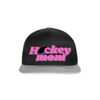 Hockey Mama - Snapback Cap - Schwarz/Grau - Vorne