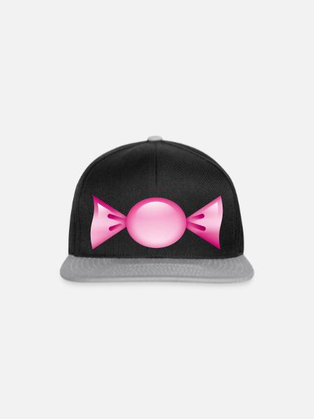 Smiley Candy - Snapback Cap - Schwarz/Grau