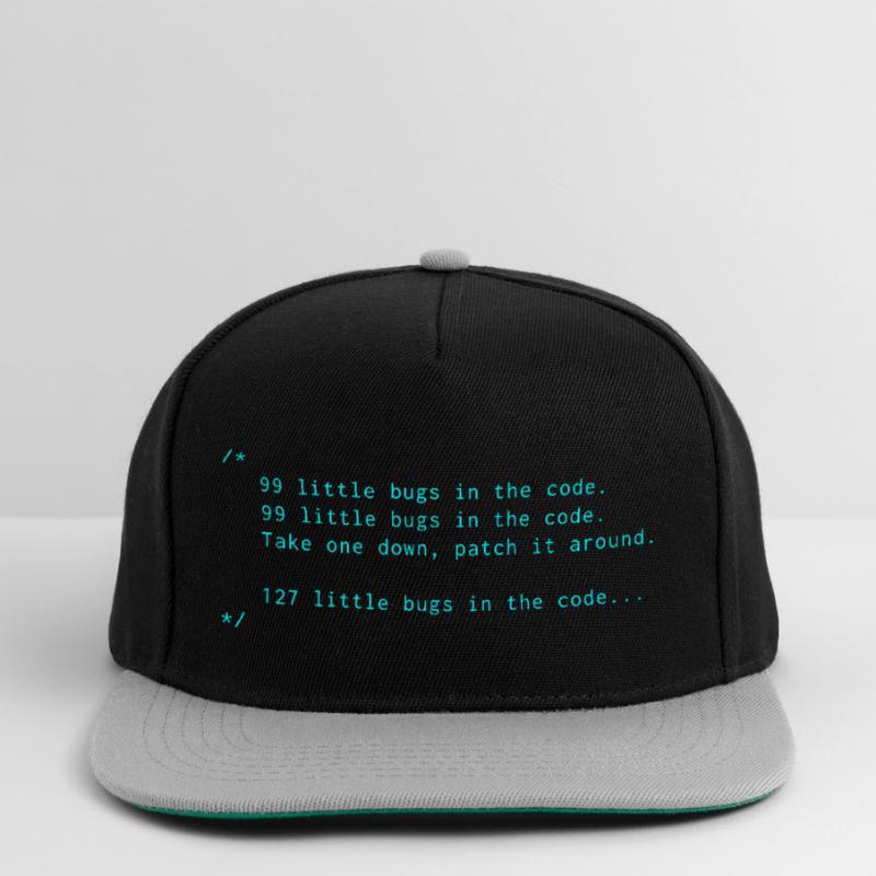 Bugs code programmation informatique cadeau disant Casquette snapback