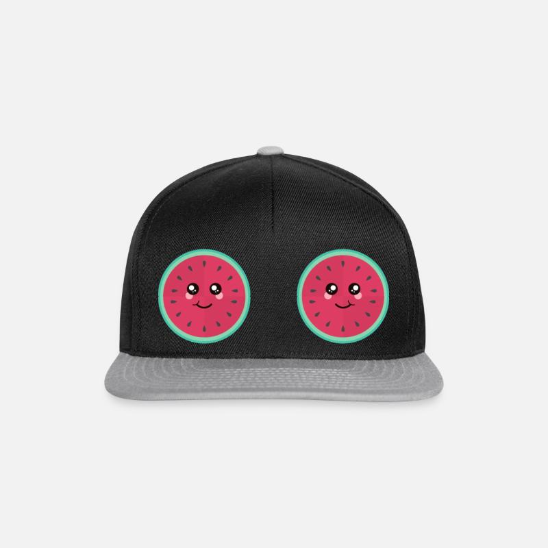 Funny melons - Snapback Cap - black/grey