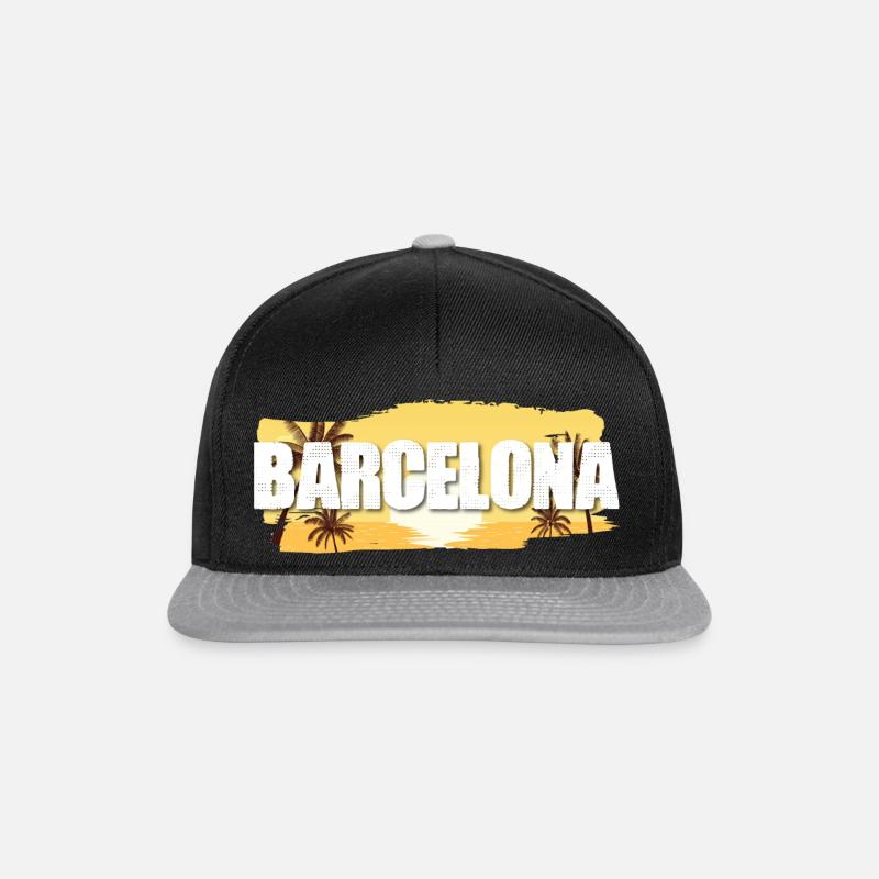Barcelone - Casquette snapback - noir/gris