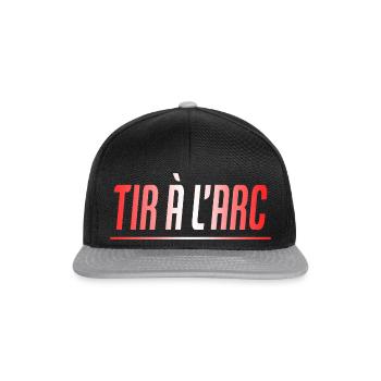 TIR A L ARC FLECHE TIREUR CADEAU SPORT SUISSE - Casquette snapback - noir/gris - Devant