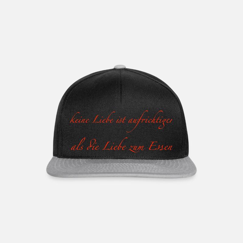 keine Liebe - Snapback Cap - Schwarz/Grau