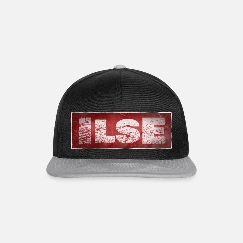 Ilse als Name - Snapback Cap - Schwarz/Grau