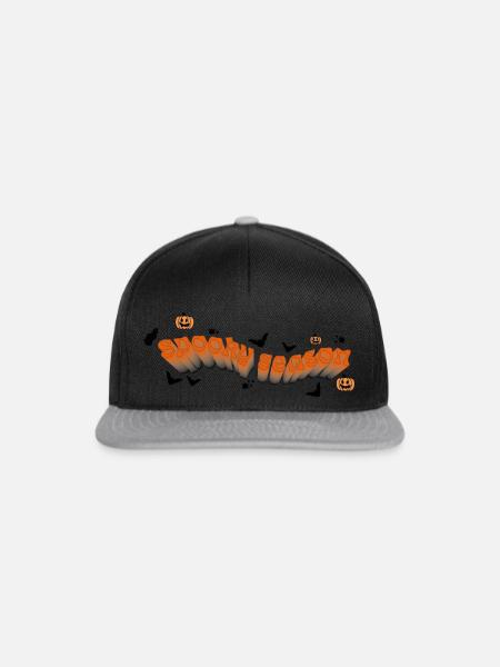 Spooky Season - Snapback Cap - Schwarz/Grau