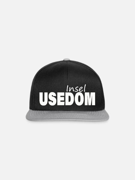 USEDOM - Snapback Cap - Schwarz/Grau