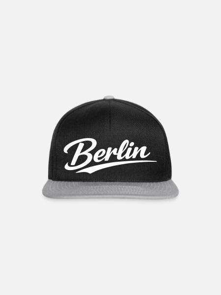 Berlin - Snapback Cap - Schwarz/Grau