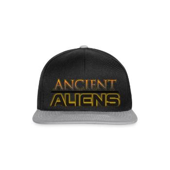 ANCESTRIAL ALIENS - Snapback Cap - Schwarz/Grau - Vorne