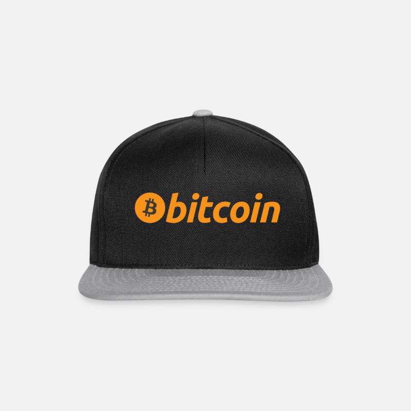bitcoin - Snapback Cap - black/grey