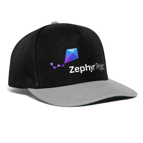 Zephyr Project Logo (white) - Snapback Cap