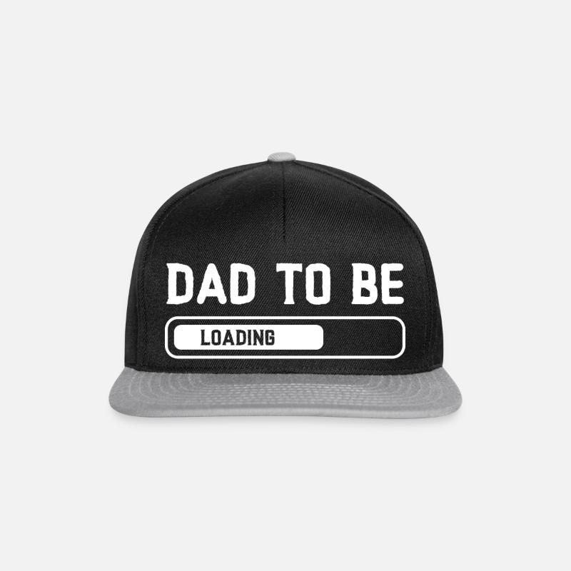 DAD TO BE - Loading... - Snapback Cap - black/grey