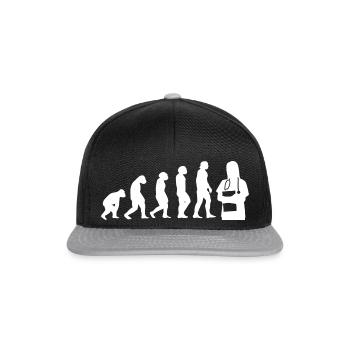 Evolution Krankenpfleger - Snapback Cap - Schwarz/Grau - Vorne