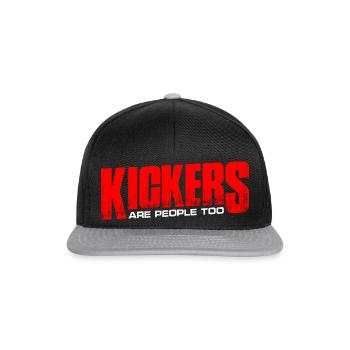 Kickers Are People Too 17 - Snapback Cap - Schwarz/Grau - Vorne