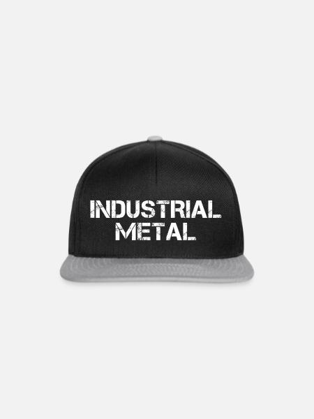 Industriemetall - Snapback Cap - Schwarz/Grau
