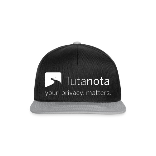 Tutanota - Your. La vie privée. Matters. - Casquette snapback