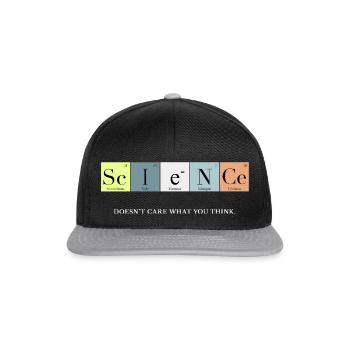 Science doesn’t care Periodic Table of Elements - Casquette snapback - noir/gris - Devant