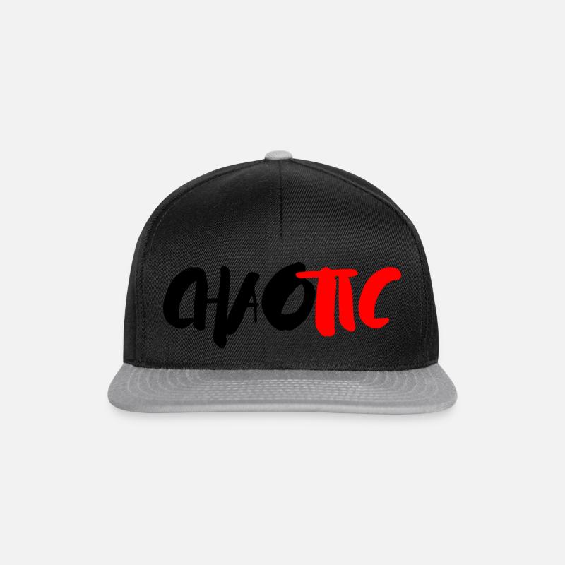 I'm chaotic Ich bin chaotisch Cool Chaos Design - Snapback Cap - Schwarz/Grau