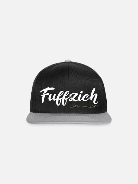 Fuffzich Ist Nur eine Zahl - Snapback Cap - Schwarz/Grau