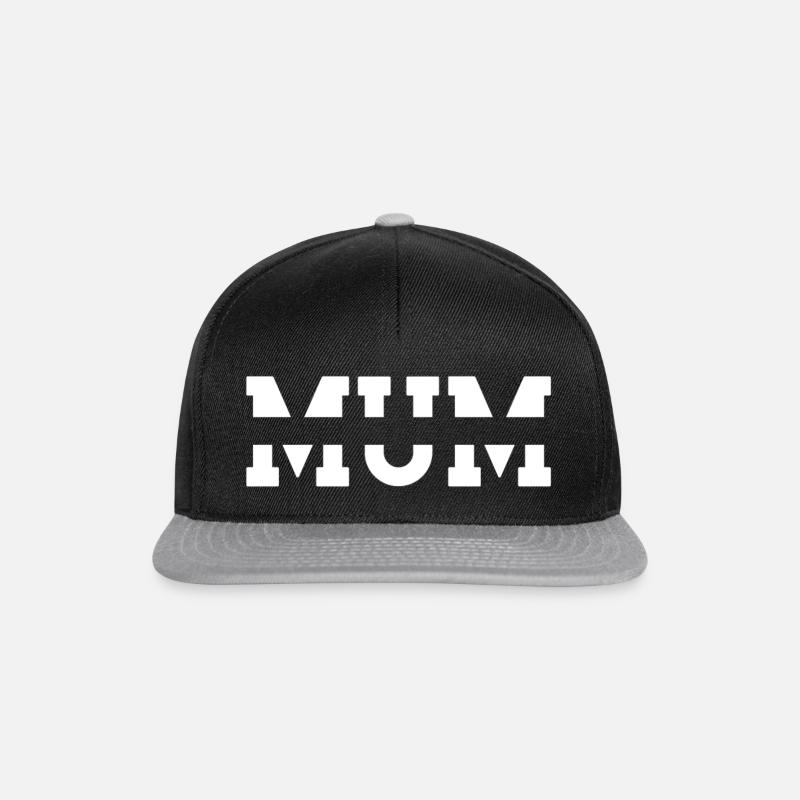 Mum. MUM - Snapback Cap - black/grey