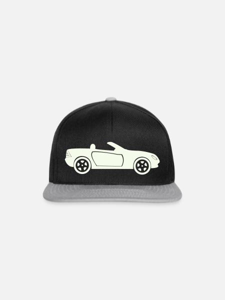 Auto Cabrio - Snapback Cap - Schwarz/Grau