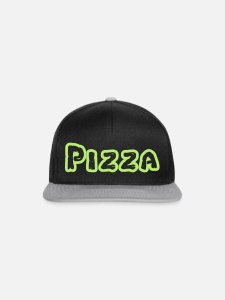 Style de tortues à pizza - Casquette snapback - noir/gris