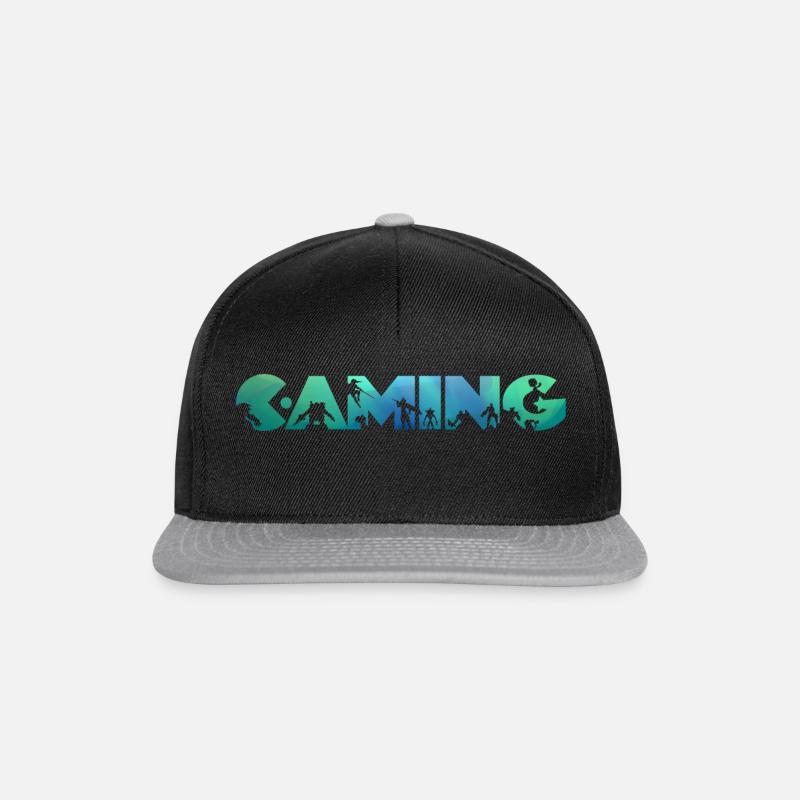 Jeu 2 - Casquette snapback - noir/gris