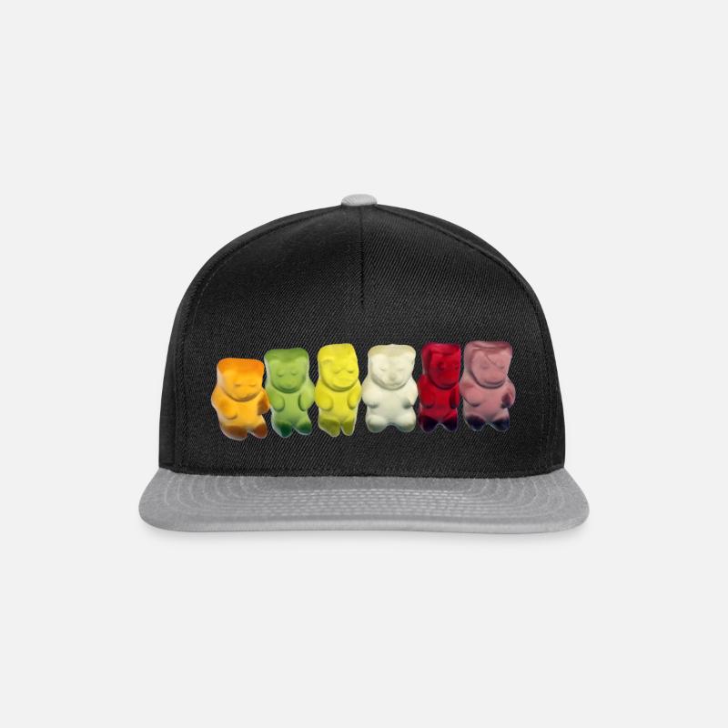 Gummy bears - Snapback Cap - black/grey