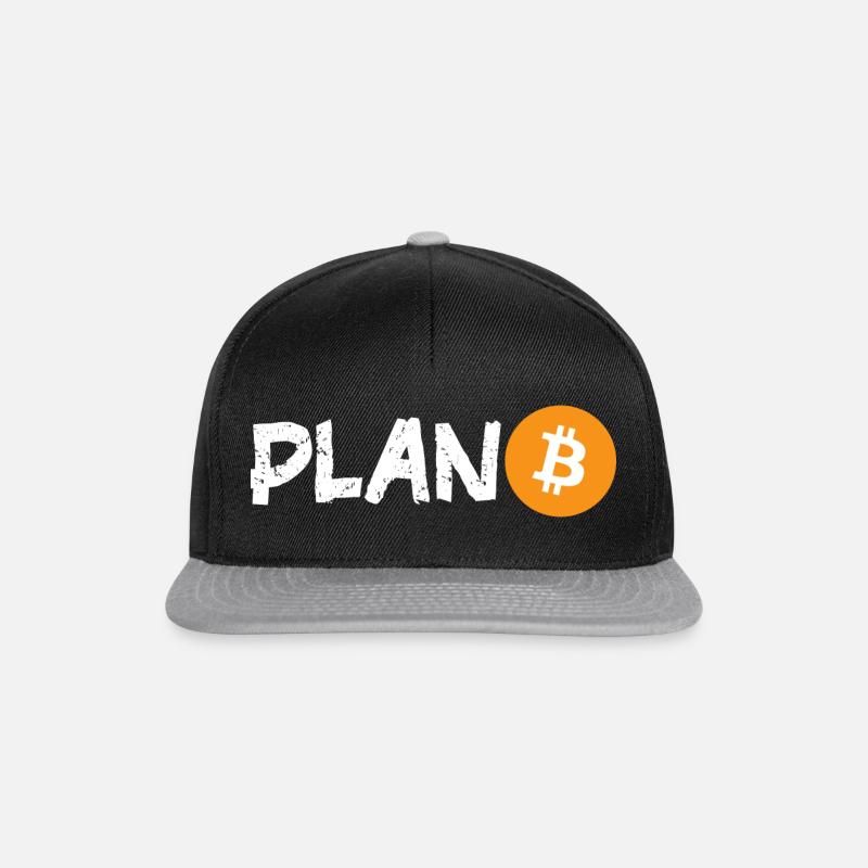 Plan B Bitcoin - Casquette snapback - noir/gris