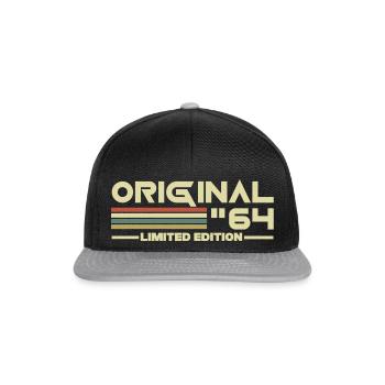 1964 - Snapback Cap - Schwarz/Grau - Vorne