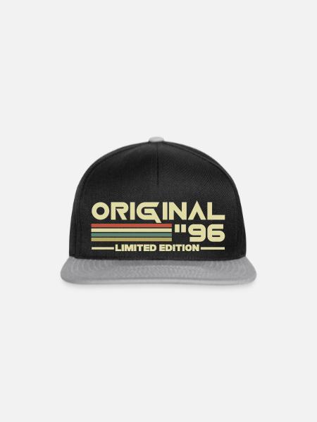 1996 - Snapback Cap - Schwarz/Grau