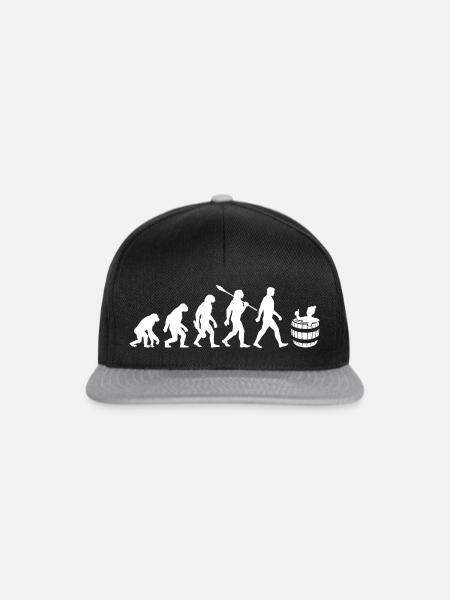 Evolution - Eisbader - Winterbaden - Eisbaden - Snapback Cap - Schwarz/Grau