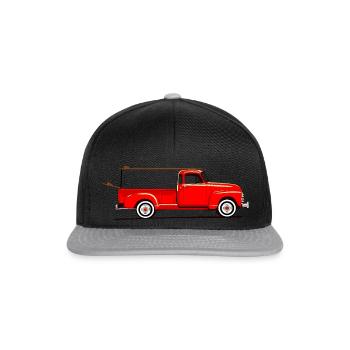 the american surfer - Casquette snapback - noir/gris - Devant