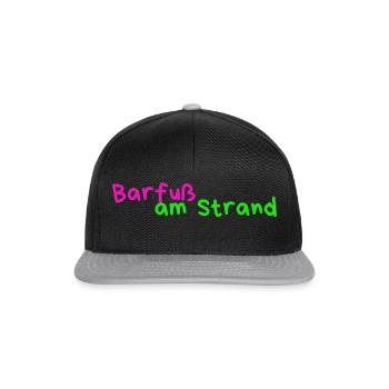 20240709 123435 0000 - Snapback Cap - Schwarz/Grau - Vorne