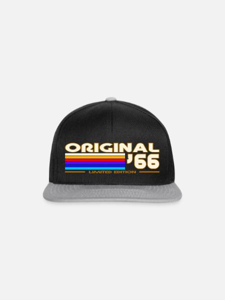 1966 - Snapback Cap - Schwarz/Grau
