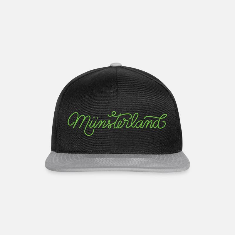 Münsterland - Snapback Cap - Schwarz/Grau